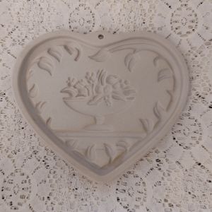 Come to the Table Heart Cookie Mold by Pampered Chef Vintage 1999